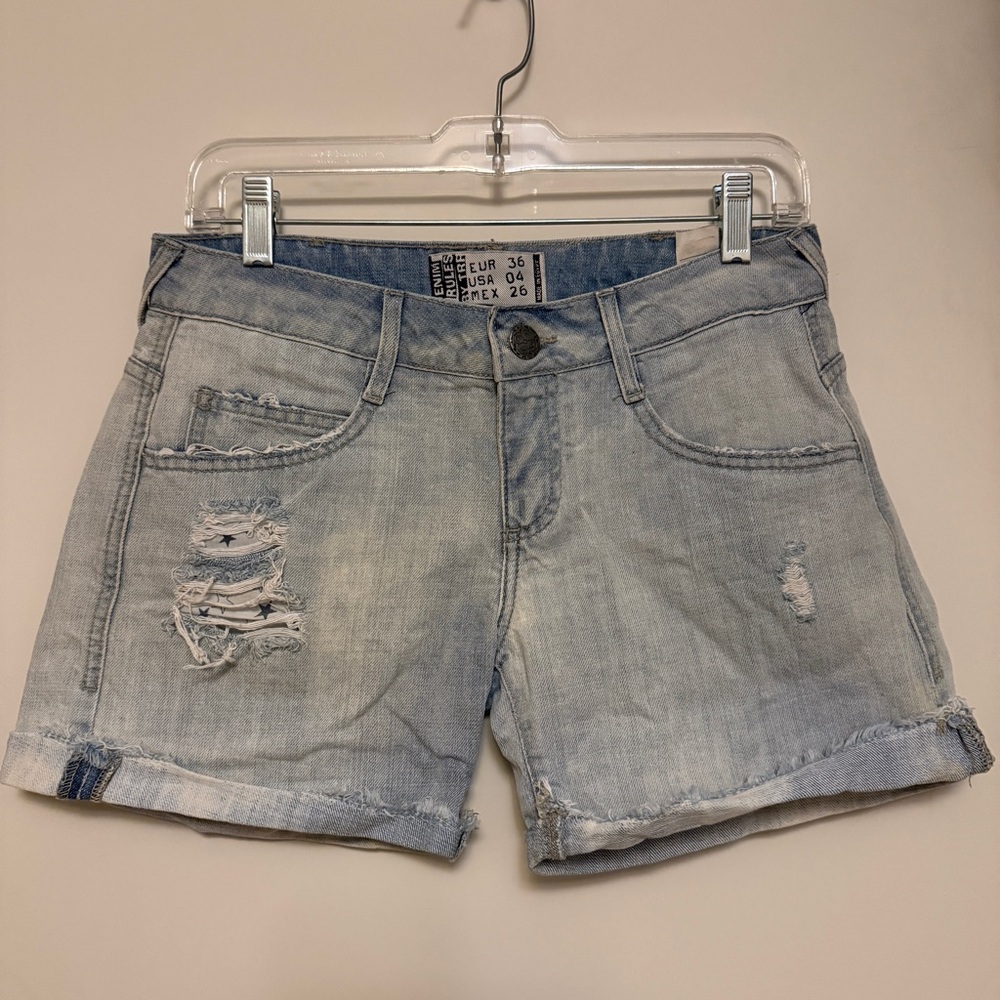 Zara Light Blue Jean Shorts US 4